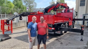 A Fassi F545RA.2.26 crane for Grúas Hombrados