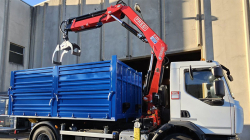 Fassi F135A.0.24 + Dump truck delivery