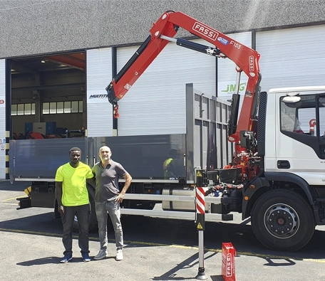 Fassi F155A.0.23 delivery to Siesmo