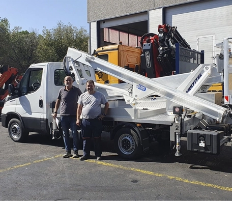 Multitel Pagliero HX200 aerial platform delivery