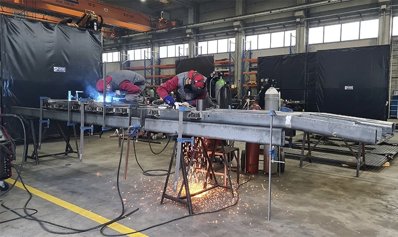 Knuckle boom assembling