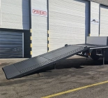 Hiab 211 crane delivery + machinery carrier