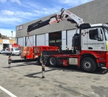 Fassi F710RA.2.26 knuckle boom crane delivery