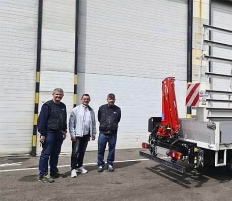 Telescopic crane Maxilift ML150 delivery