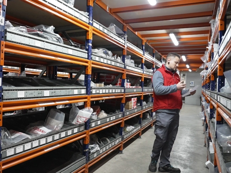 Spare parts department