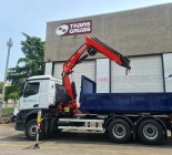 Fassi F255RA knuckle boom crane + Marrel AL20 hooklift