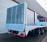 Fassi F365 knuckle boom crane + machinery carrier