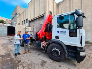 Fassi F190AC knuckle boom crane reconditioning