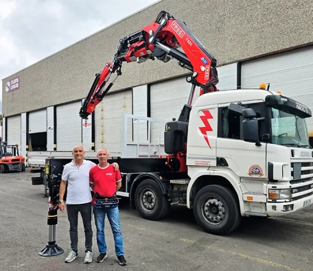 Grúa hidráulica Fassi F820RA