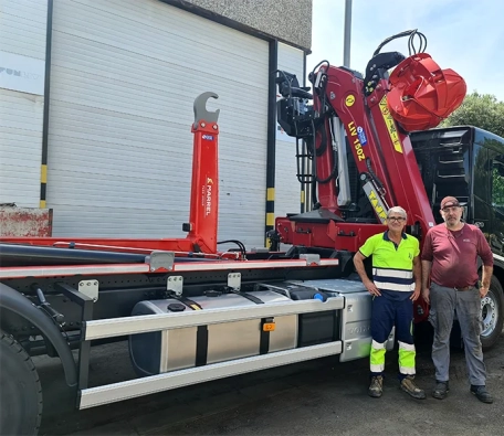 Grúa Liv L150 + Equipo de gancho Marrel AL20