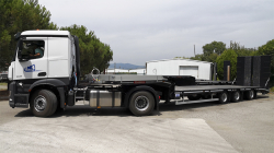De Angeli 3S3 RTG semi-low loader delivery