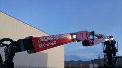 Transgrúas delivers a Cranab forestry crane in Vizcaya