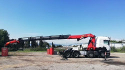 Painted used crane delivery