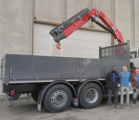 Entrega Fassi F195A.1.25 + caja fija