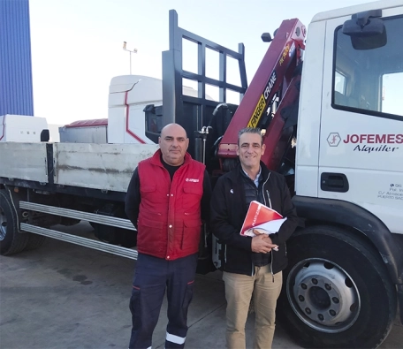 Used crane delivery