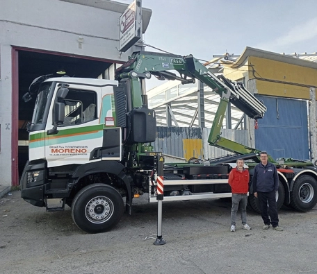 Entrega grúa hidráulica Fassi F345RB.2.28