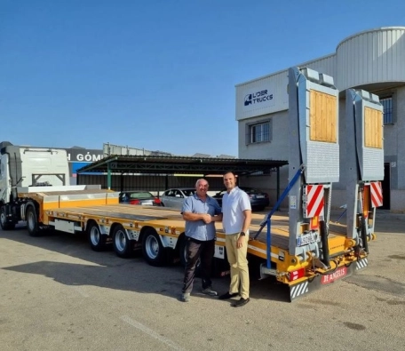 4 axle De Angelis trailer for Lidertrucks
