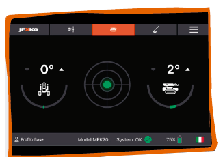 Pantalla minipicker Jekko MPK20R