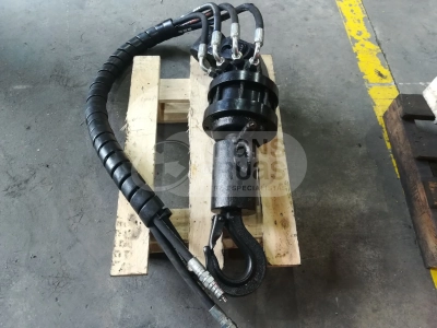 Rotator con gancho para grúa hidráulica