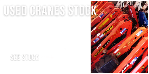 Used cranes Stock