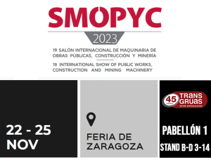 Transgrúas will be in SMOPYC '23